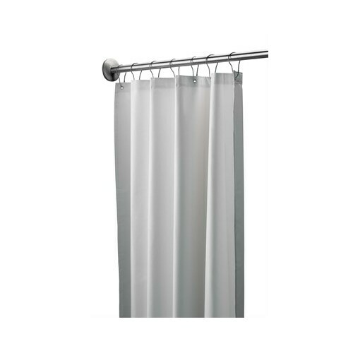 Bradley 9533-367200 Vinyl Shower Curtain, White