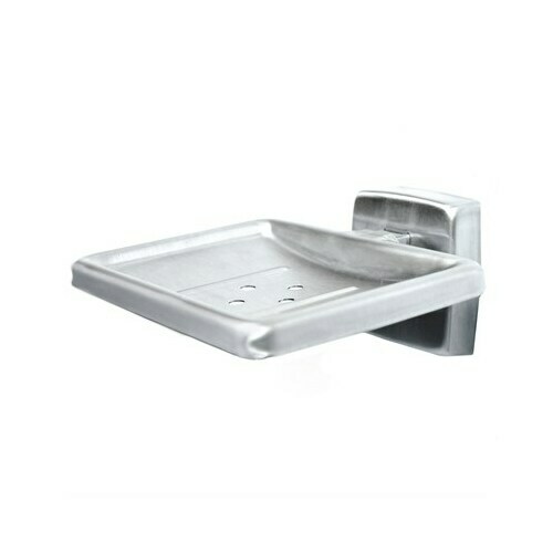 Bradley 9014-000000 Satin Stainless Steel Soap Dish