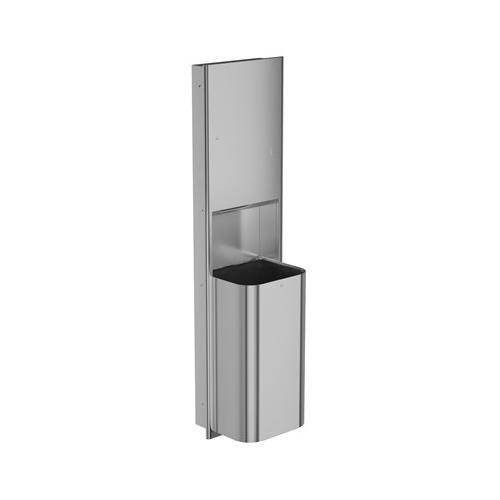 Bradley 2B5-003600 Elvari Recessed Towel Dispenser/Waste Receptacle