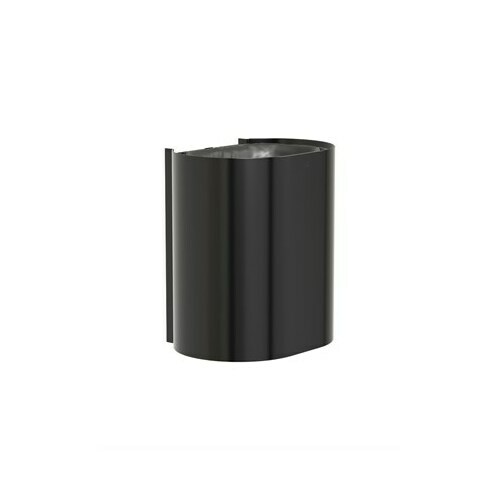 Bradley 3B1-110000-BB Elvari Waste Rec- Surface Medium Cap. (P-Shape) Brushed Black