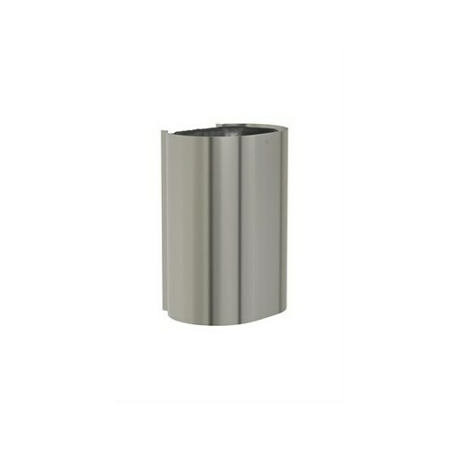 Bradley 3B1-113600-BS Large Cap P-Shape Waste Rec - Brushed Stainless