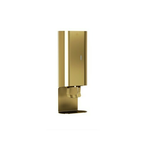 Bradley 6B1-110073T-BR Foam Soap Dispenser 40oz with Drip Tray, Brushed Brass