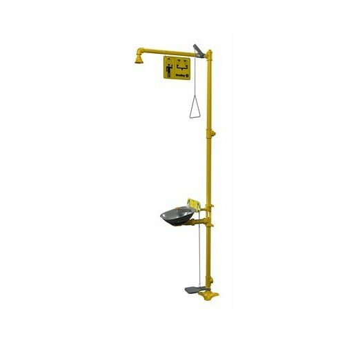 Bradley S19314LL SS Bowl Eyewash Station with Foot Pedal