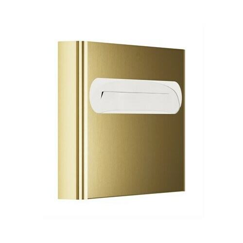 Bradley 5B1-110000-BR Brushed Brass Surface-Mounted Medium Capacity Seat Cover Dispenser
