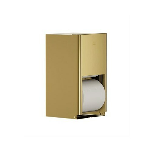 Bradley 5B2-110000-BR Elvari Toilet Tissue Disp- Surface Mtd, Medium Cap. Brushed Brass