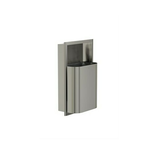 Bradley 3B1-003400-BS Recessed Small Cap Waste Rec (D-Shape) Brushed Stainless