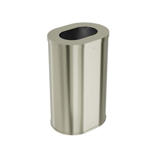 Bradley 3B1-113800-BN Elvari Free-Standing Waste Receptacle