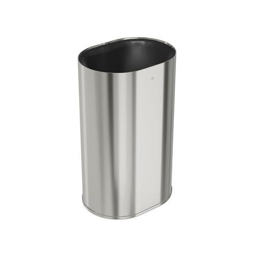 Bradley 3B1-113837-BS Elvari Free-Standing Waste Receptacle