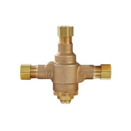 Bradley S59-4100A NAVIGATOR Thermostatic Mixing Valve with 3/8