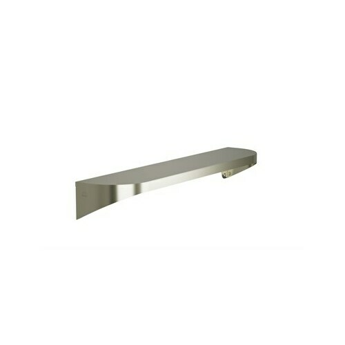 Bradley 7B2-0052400-BN Elvari Shelf, Stainless Satin, 20 Gauge, 5 X 24 Brushed Nickel