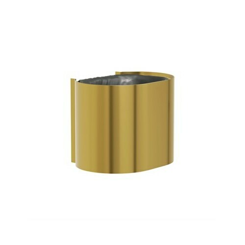 Bradley 3B1-113400-BR Brushed Brass Waste Rec-Surface Small Cap (P-Shape)