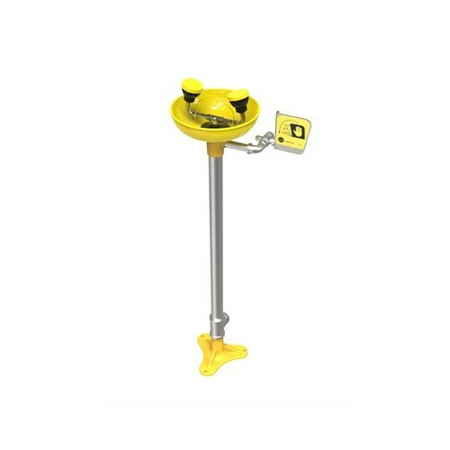 Bradley S19-212 Pedestal-Mounted Eye/Facewash, Plastic Bowl
