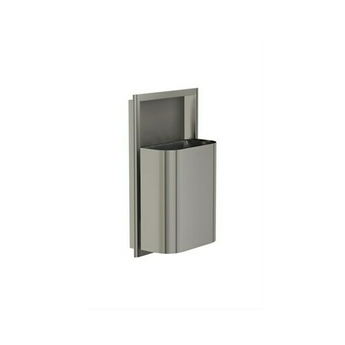 Bradley 3B1-103400-BS Semi-Recessed Waste Cap (D-Shape) - Brushed Stainless Steel