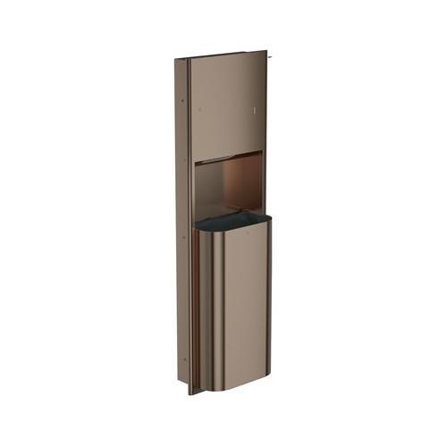 Bradley 2B5-000000-BZ Elvari Recessed Towel Dispenser/Waste Receptacle
