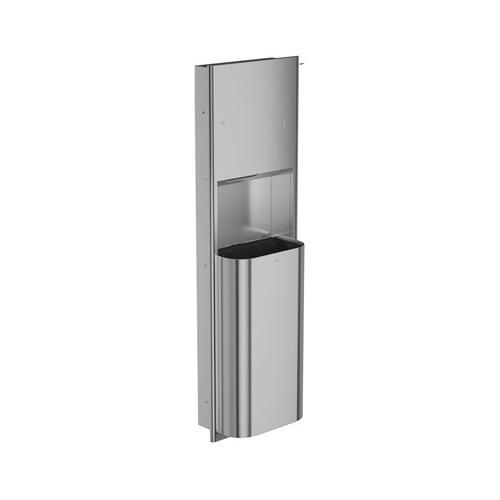 Bradley 2B5-000000 Elvari Recessed Towel Dispenser/Waste Receptacle