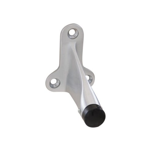 Burns 526 Wedge Stop, Satin Chrome Plated