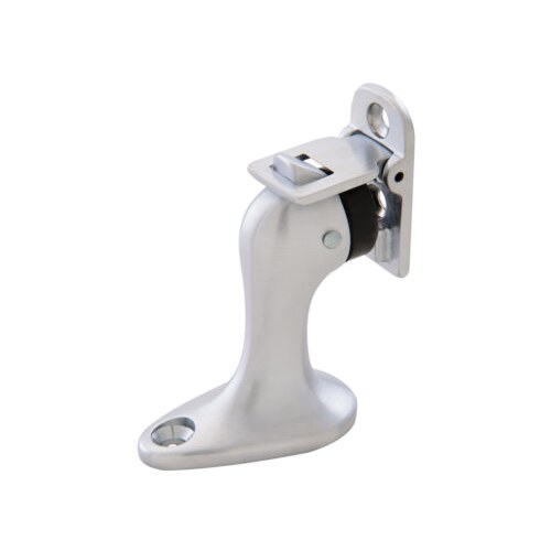 Burns 529 Heavy Duty Floor Stop w/Hook - 3-1/8