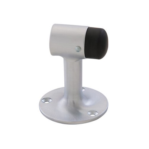 Burns 535S Heavy Duty Floor Stop, Satin Chrome Plated