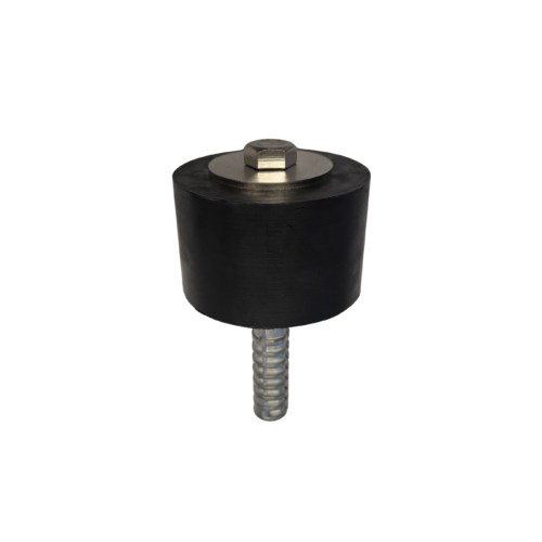 Burns 540 Heavy Duty Floor Stop, Satin Chrome Plated