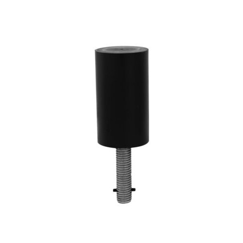 Burns 543 Heavy Duty Floor Stop, Satin Chrome Plated