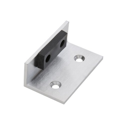 Burns 556 Single Door Angle Stop, Satin Chrome Plated