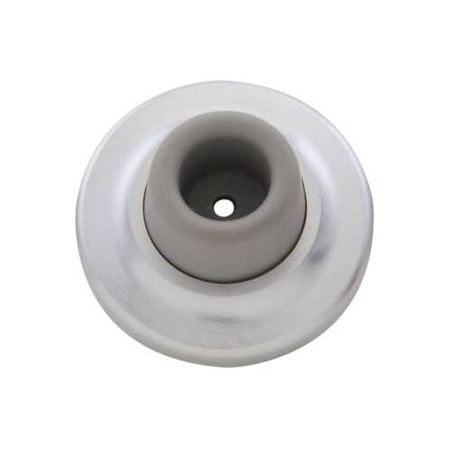Burns 565 Cast Concave Wall Stop, Bright Brass