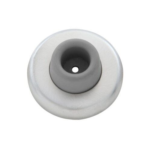 Burns 575 Wrought Concave Wall Stop, Satin Stainless Steel