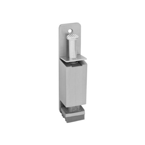 Burns 582 Plunger Stop - Square Face, Satin Chrome Plated
