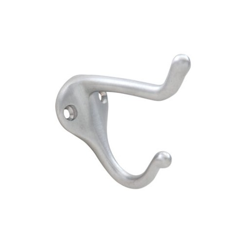 Burns 600 Coat and Hat Hook, Flat Black Powder Coat