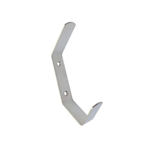 Burns 603 Flat Coat Hook, Satin Stainless Steel