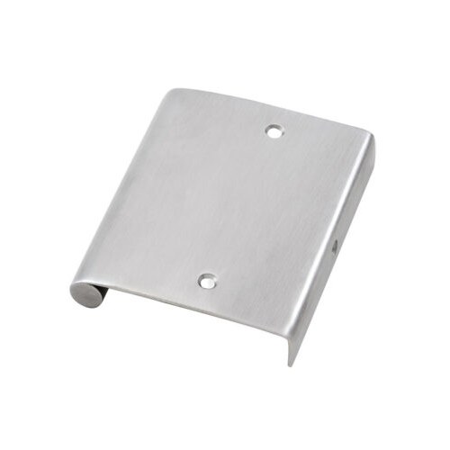 Burns 612 Edge Pull, Bright Stainless Steel