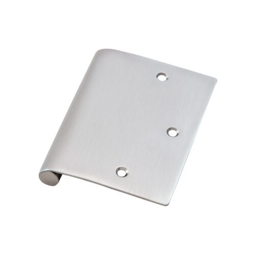 Burns 613 Edge Pull, Bright Stainless Steel