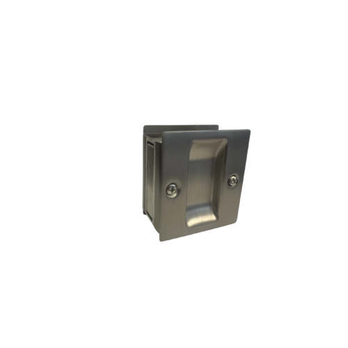 Burns 617 Non-Locking Pocket Door Pull Set, Dark Bronze Oxidized