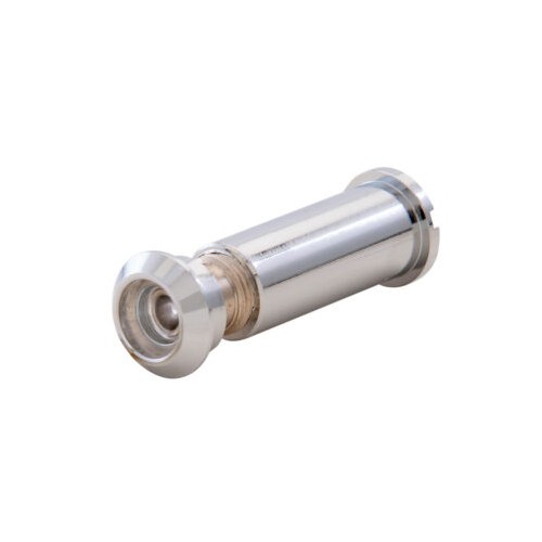 Burns 850 Door Viewer - UL Labeled, Bright Brass