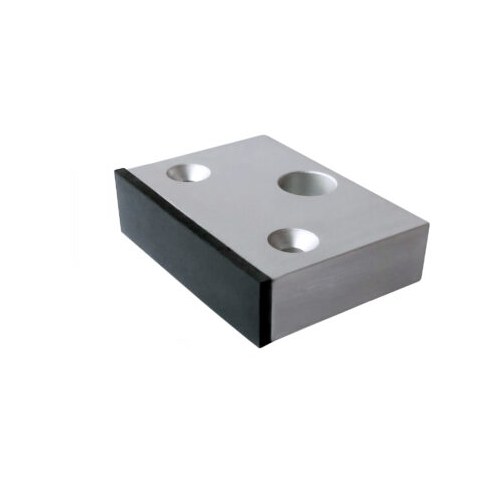Burns 904 Top Strike for 9000 Series Locking Pulls, Satin Anodized Aluminum