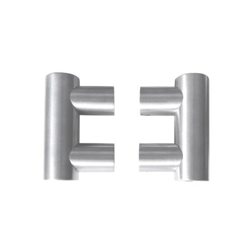 Burns 905 Top Strike for 9000 Series Locking Pulls, Satin Anodized Aluminum