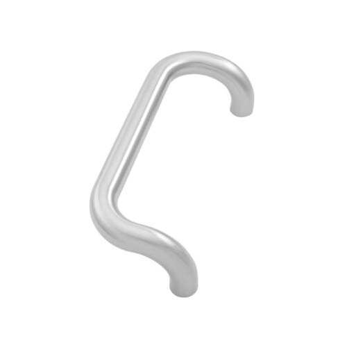 Burns M39D Offset Pull 90, Satin Stainless Steel