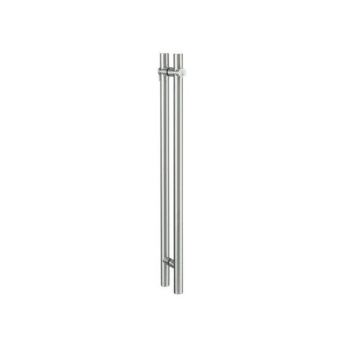 Burns VP9042-1 Half Height Locking Pull - Bolt Down, Bright Stainless Steel