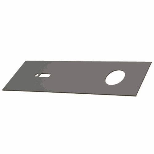 CRL 8010CPDU Black Bronze Anodized Cover Plate for 4.5