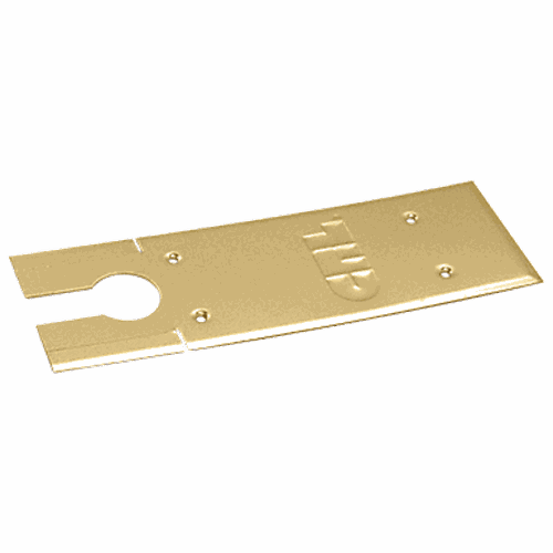 CRL 84CPPB Polished Brass Cover Plate for 8400 Series Floor Closer