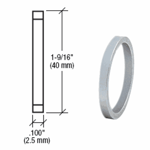 CRL DRA100BS Brushed Stainless .100