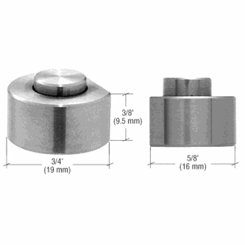 CRL UV6193 Brushed Stainless Steel UV Adjustable Shelf Support