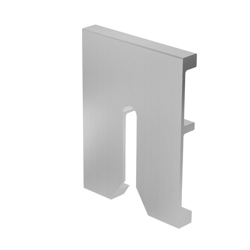CRL TBFMSPCRA TurboFlex Clear Anodized Drain Block for Fascia Mount Shoes