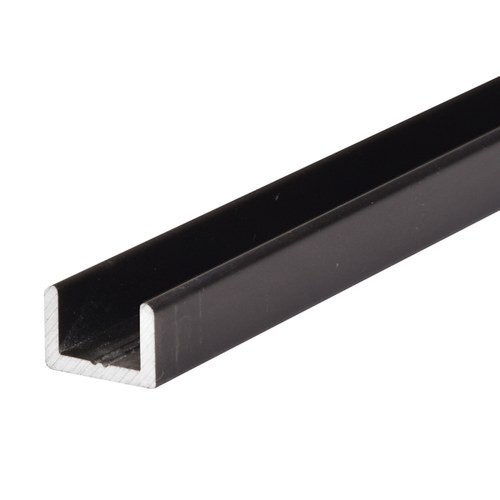 CRL SDCR380RB Oil Rubbed Bronze U-Channel for 3/8