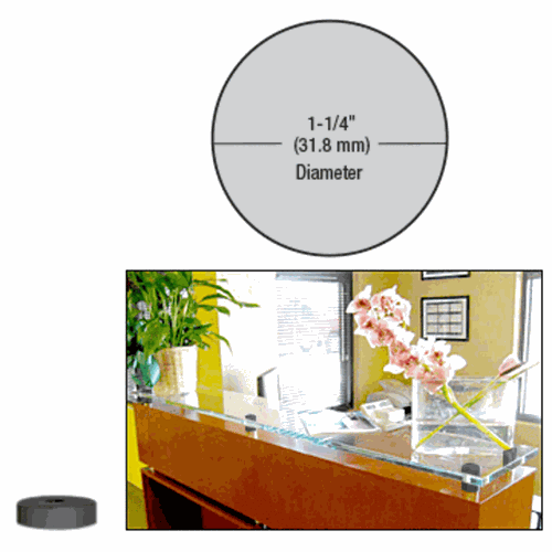 CRL S0B11414MBL Matte Black 1.25