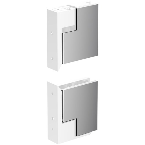 CRL ZER0RCCH Polished Chrome Zero Hinge Replacement Cover Set