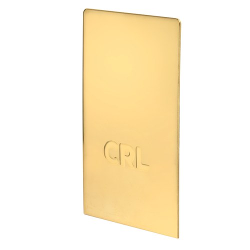 CRL B7SECPB Brass End Caps for B7S Heavy-Duty Square Base Shoe
