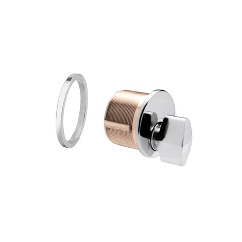 CRL DRA20PS Polished Stainless Mortise Thumbturn Cylinder