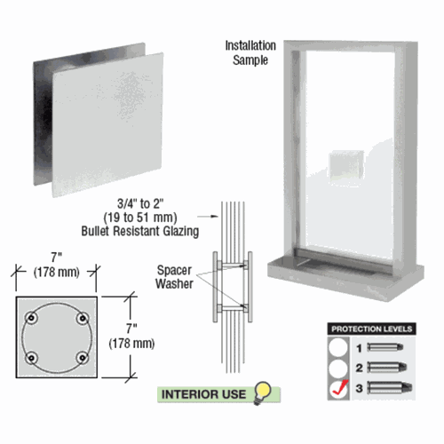 CRL N777C3 Polished Stainless Steel 7