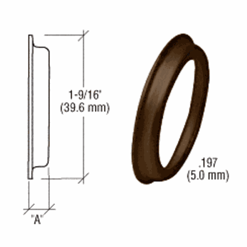 CRL DL2175DUB Dark Bronze .197